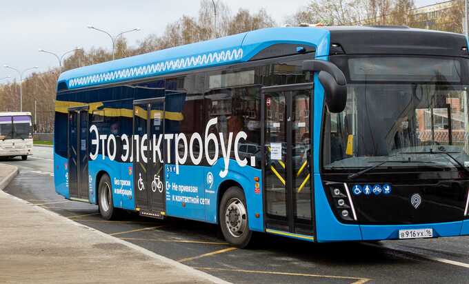 Очередной электробус сгорел в центре столицы