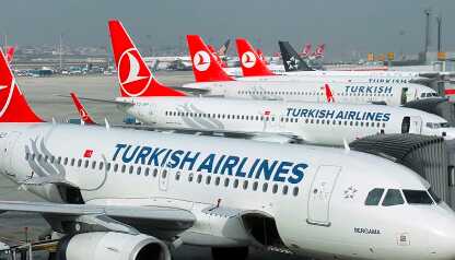 Самолёт компании Turkish Airlines вернулся в аэропорт Внуково